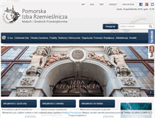Tablet Screenshot of pomorskaizba.pl